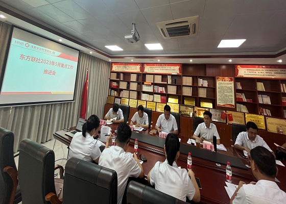 東方聯(lián)社召開5月重點(diǎn)工作推進(jìn)會(huì)
