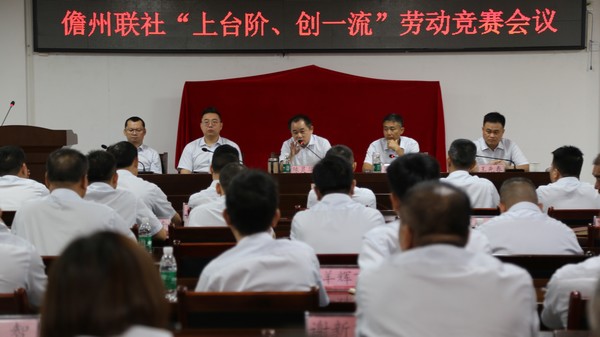 奮楫當(dāng)先，爭(zhēng)創(chuàng)一流|儋州聯(lián)社組織召開 “上臺(tái)階、創(chuàng)一流”勞動(dòng)競(jìng)賽會(huì)議
