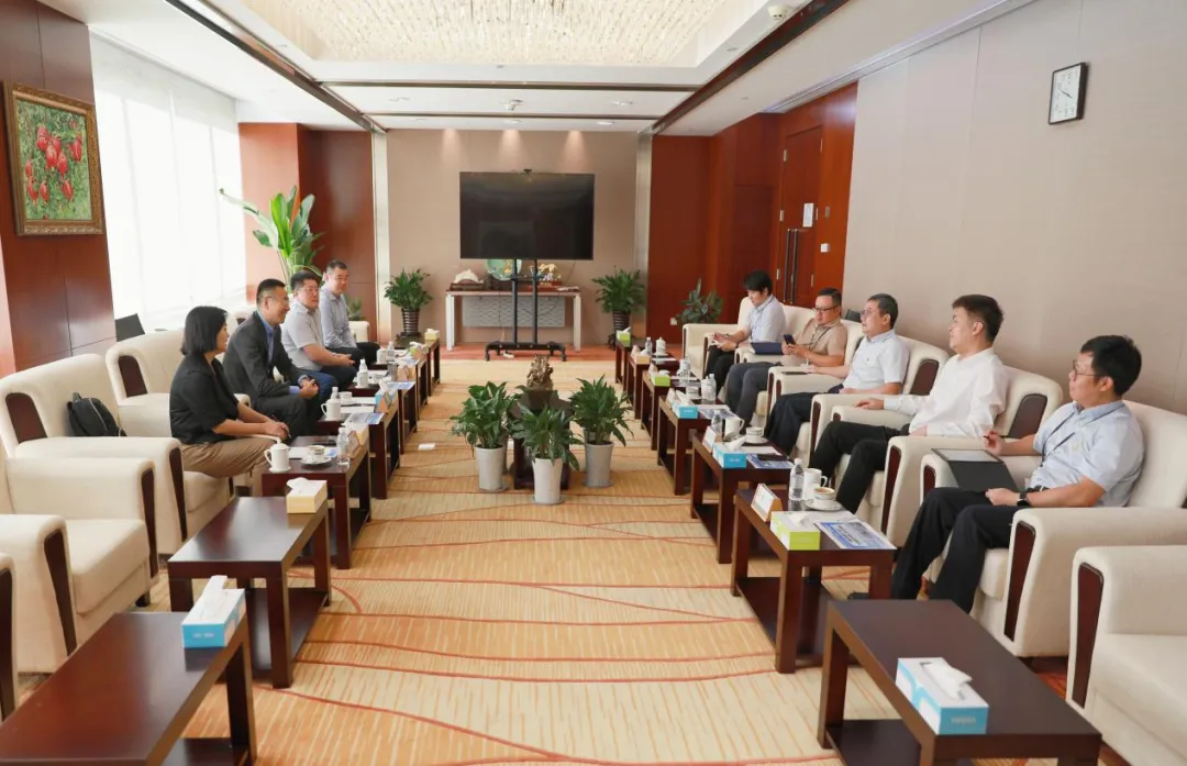 陳維帶隊拜訪申能股份有限公司