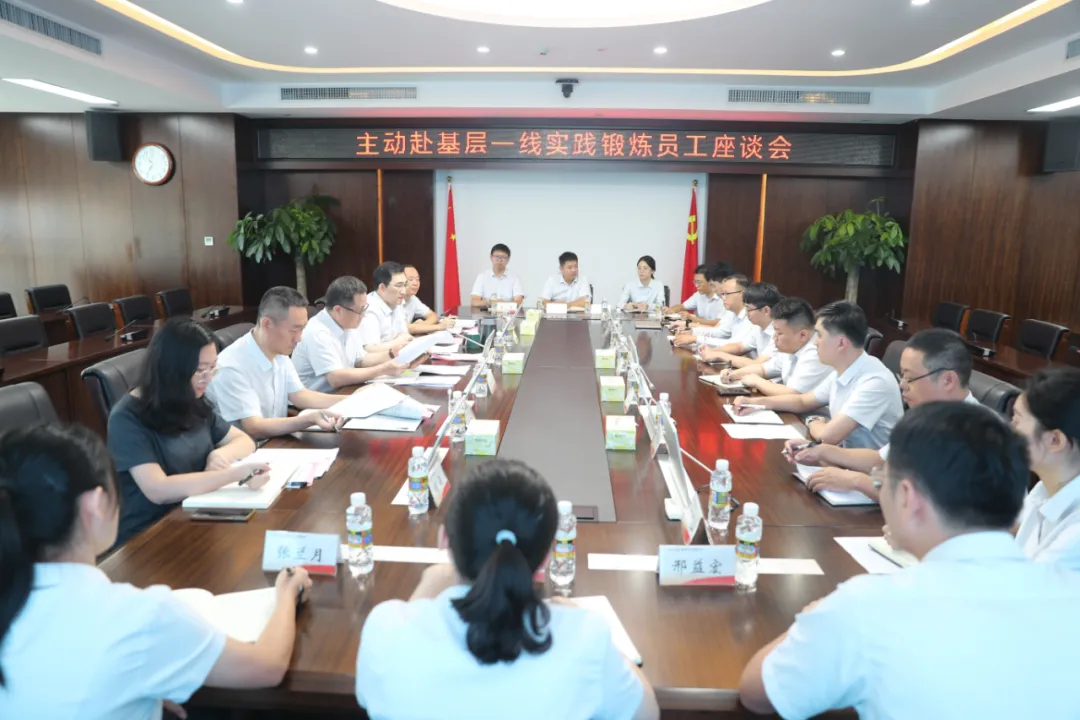 海南農(nóng)商銀行召開主動(dòng)赴基層一線實(shí)踐鍛煉員工座談會(huì)