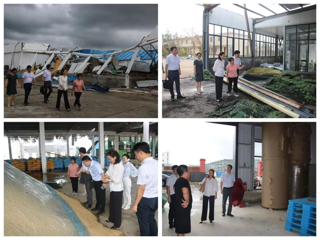 鄒燕玲一行到文昌支行調(diào)研并深入受災(zāi)企業(yè)走訪