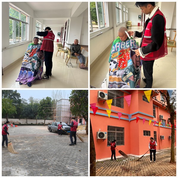 暖冬行動|儋州支行團支部“紅馬甲”新春送暖“夕陽紅”