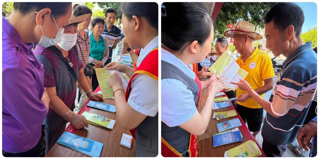 白沙支行開(kāi)展“權(quán)益護(hù)航百日行動(dòng)”客戶接待日