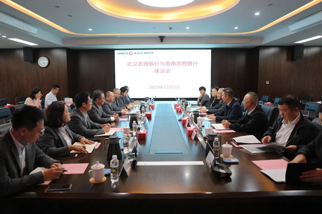 海南農(nóng)商銀行與武漢農(nóng)商銀行座談